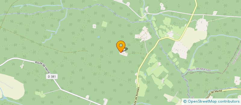 localisation de l'entreprise MONSIEUR PAUL LARTIGUE  RIMBEZ-ET-BAUDIETS