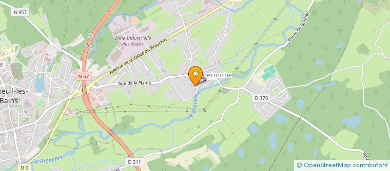 localisation de l'entreprise MONSIEUR PAUL LASSAUGE  FROIDECONCHE