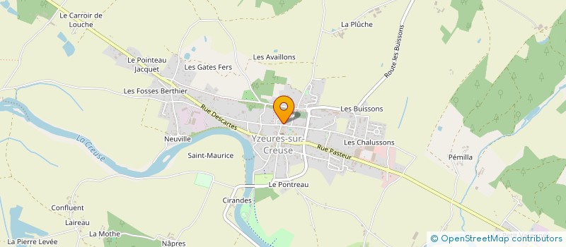 localisation de l'entreprise MONSIEUR PAUL LATSANOPOULOS à YZEURES-SUR-CREUSE