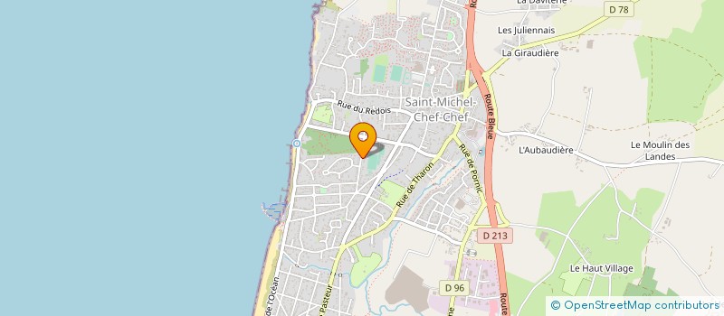 localisation de l'entreprise MONSIEUR PAUL LAUPRETRE  SAINT-MICHEL-CHEF-CHEF