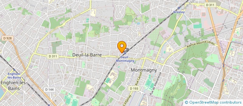 localisation de l'entreprise MONSIEUR PAUL LAURENT  DEUIL-LA-BARRE