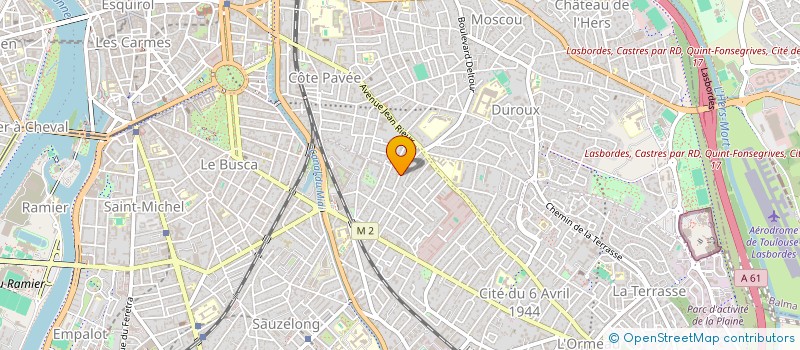 localisation de l'entreprise MONSIEUR PAUL LAURIER à TOULOUSE