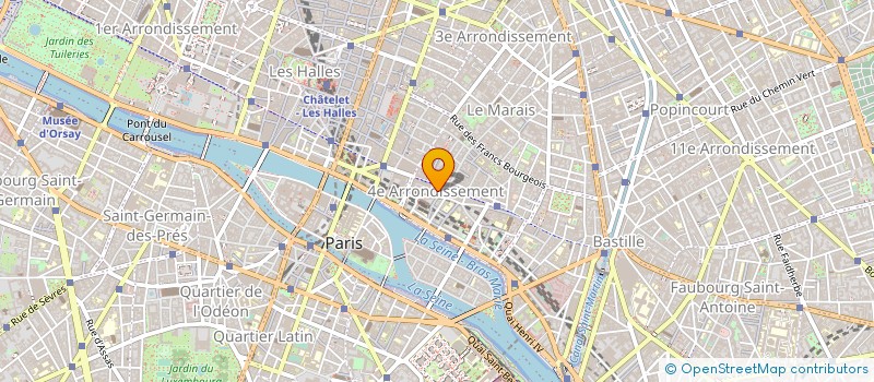 localisation de l'entreprise MONSIEUR PAUL LAUROT  PARIS