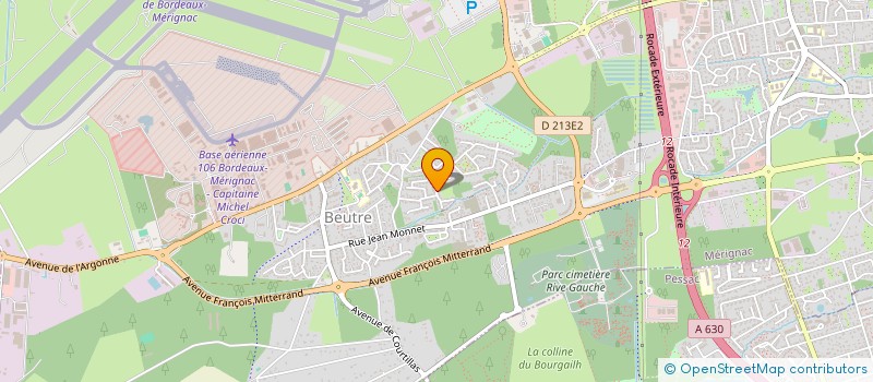 localisation de l'entreprise MONSIEUR PAUL LAUSTRIAT  MERIGNAC