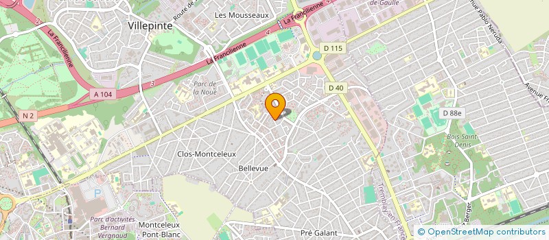 localisation de l'entreprise MONSIEUR PAUL LE  VILLEPINTE