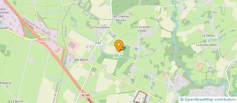 localisation de l'entreprise MONSIEUR PAUL LE BESCHU DE CHAMPSAVIN  SAUTRON