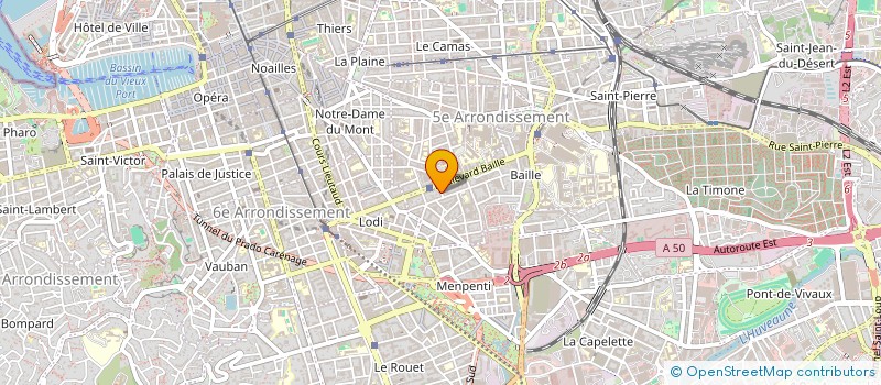 localisation de l'entreprise MONSIEUR PAUL LE BOLAY à MARSEILLE