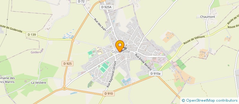 localisation de l'entreprise MONSIEUR PAUL LE BON  GODERVILLE