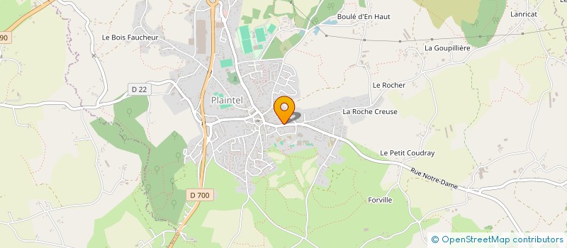 localisation de l'entreprise MONSIEUR PAUL LE BRET  PLAINTEL