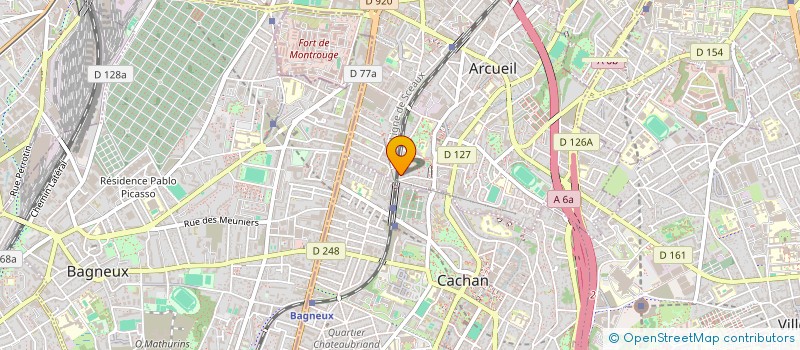 localisation de l'entreprise MONSIEUR PAUL LE DANTEC  ARCUEIL