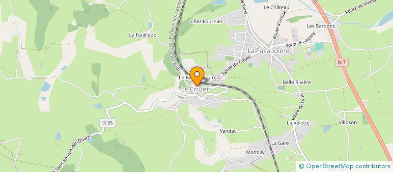 localisation de l'entreprise MONSIEUR PAUL LE GROS  PACAUDIERE (LA)