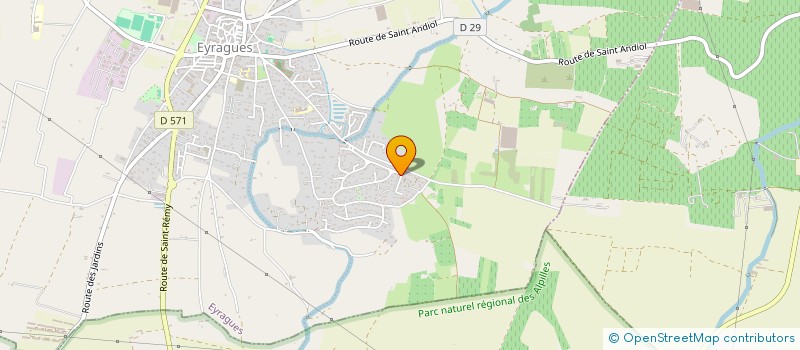 localisation de l'entreprise MONSIEUR PAUL LE GUILLERMIC  EYRAGUES