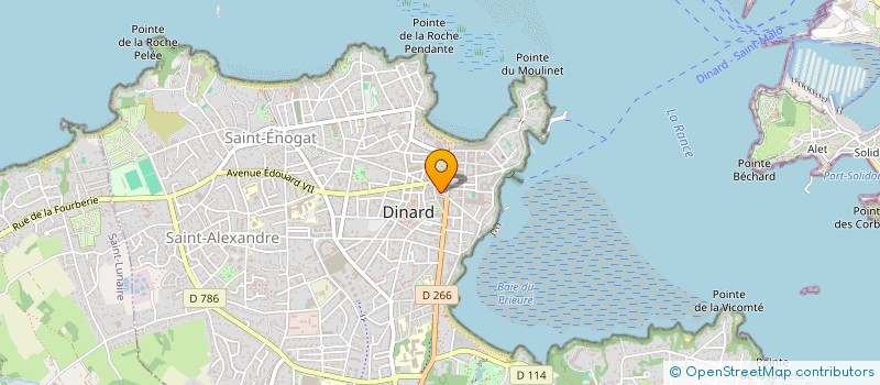 localisation de l'entreprise MONSIEUR PAUL LE GUILLOU  DINARD