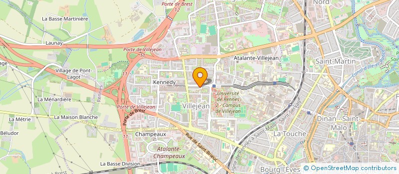 localisation de l'entreprise MONSIEUR PAUL LE GUYADER  RENNES