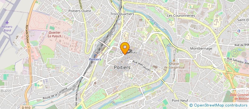 localisation de l'entreprise MONSIEUR PAUL LE MAROIS  POITIERS