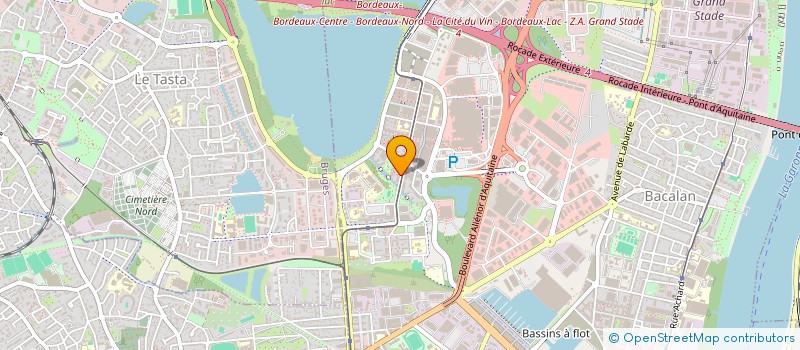 localisation de l'entreprise MONSIEUR PAUL LEBIEZ  BORDEAUX