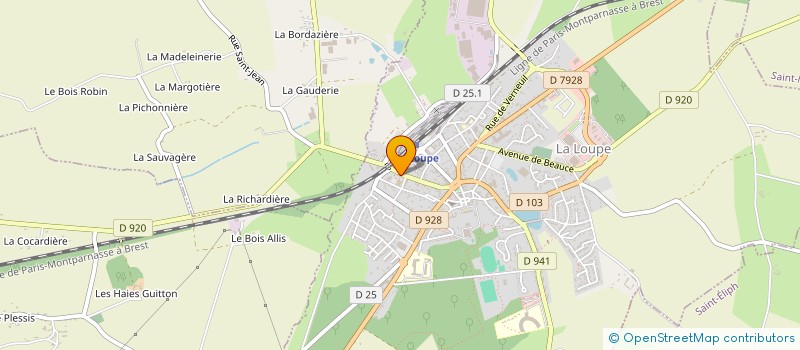 localisation de l'entreprise MONSIEUR PAUL LEBIVIC à LA LOUPE