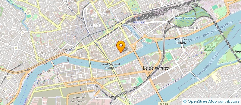 localisation de l'entreprise MONSIEUR PAUL LEBRETHON  NANTES