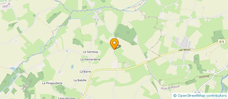 localisation de l'entreprise MONSIEUR PAUL LECHAT  ASSE-LE-RIBOUL