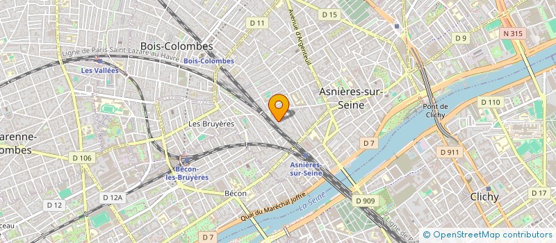 localisation de l'entreprise MONSIEUR PAUL LECHERE à ASNIERES-SUR-SEINE