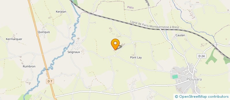 localisation de l'entreprise MONSIEUR PAUL LECLAINCHE  BOQUEHO