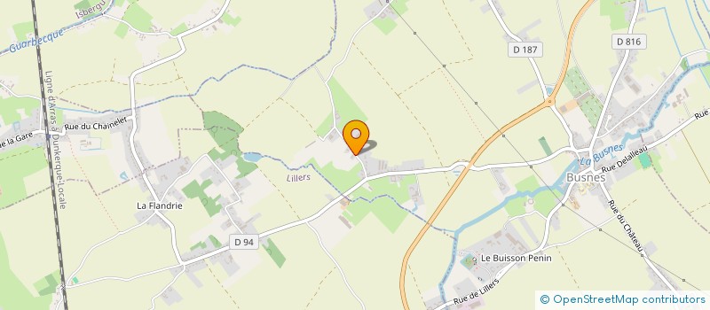 localisation de l'entreprise MONSIEUR PAUL LECLERCQ  BUSNES