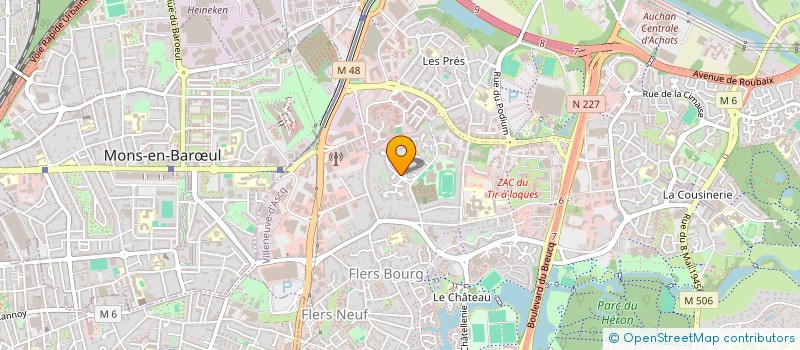 localisation de l'entreprise MONSIEUR PAUL LECOMPTE à VILLENEUVE-D'ASCQ