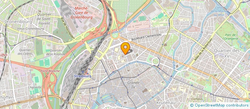 localisation de l'entreprise MONSIEUR PAUL LECOUTEY à STRASBOURG