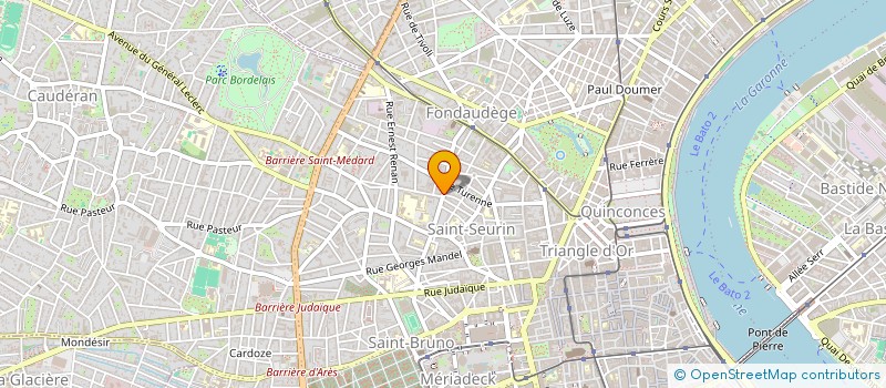 localisation de l'entreprise MONSIEUR PAUL LECUYER  BORDEAUX