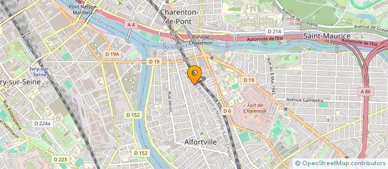 localisation de l'entreprise MONSIEUR PAUL LEDRU  ALFORTVILLE