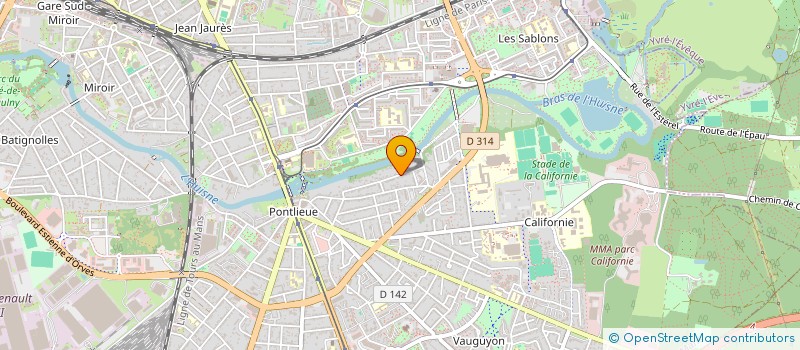 localisation de l'entreprise MONSIEUR PAUL LEDUC  LE MANS