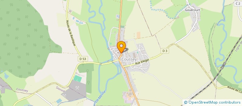 localisation de l'entreprise MONSIEUR PAUL LEFER  COUSSEY