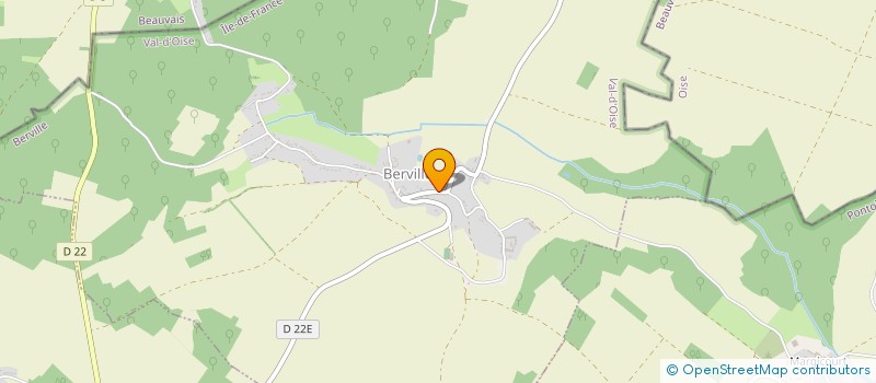 localisation de l'entreprise MONSIEUR PAUL LEFEVRE  BERVILLE