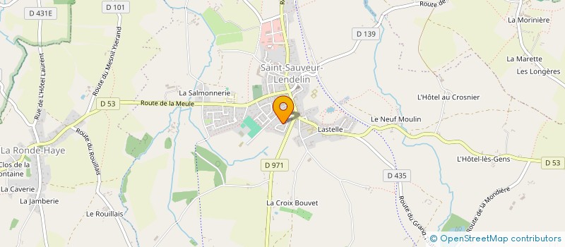 localisation de l'entreprise MONSIEUR PAUL LEFEVRE-CHALLIER  SAINT-SAUVEUR-VILLAGES