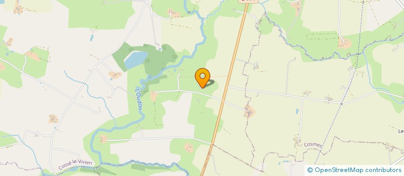localisation de l'entreprise MONSIEUR PAUL LEFILLATRE  COSSE-LE-VIVIEN