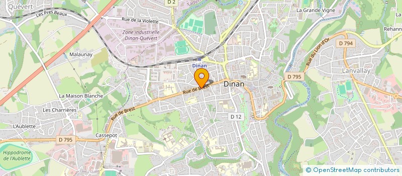 localisation de l'entreprise MONSIEUR PAUL LEGENDRE à DINAN