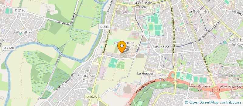 localisation de l'entreprise MONSIEUR PAUL LEGRAND  FLEURY-SUR-ORNE