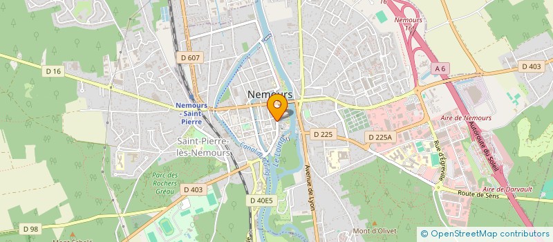 localisation de l'entreprise MONSIEUR PAUL LEGRAS à NEMOURS