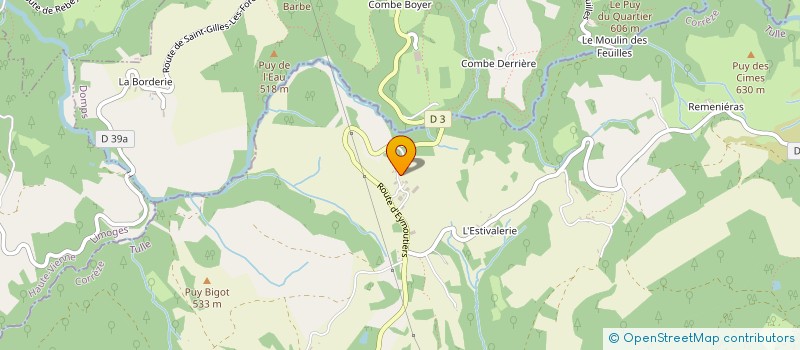 localisation de l'entreprise MONSIEUR PAUL LELIEVRE  CHAMBERET