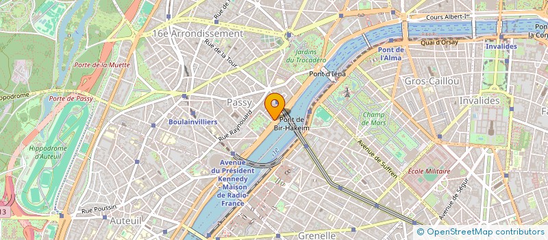 localisation de l'entreprise MONSIEUR PAUL LELONG  PARIS 16