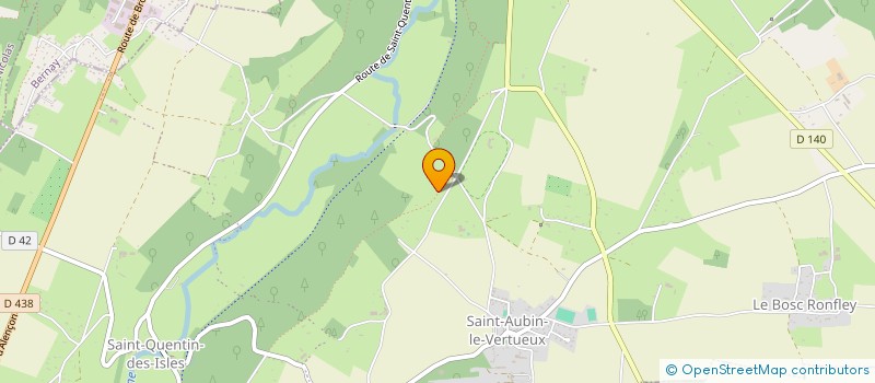 localisation de l'entreprise MONSIEUR PAUL LEMIRE  TREIS-SANTS-EN-OUCHE