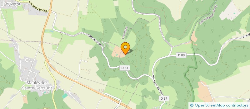 localisation de l'entreprise MONSIEUR PAUL LEMONNIER  MAULEVRIER-SAINTE-GERTRUDE