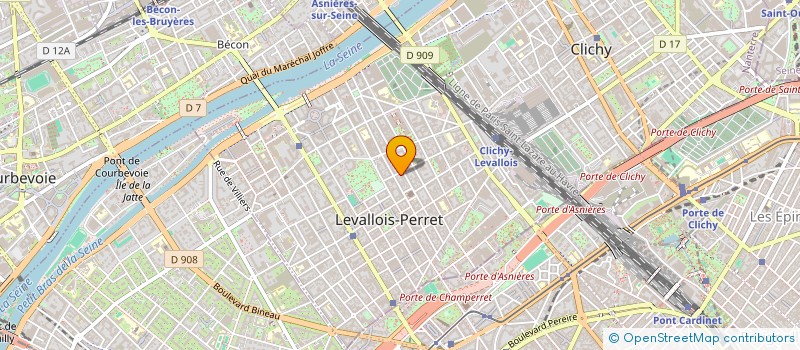 localisation de l'entreprise MONSIEUR PAUL LEMONNIER à LEVALLOIS-PERRET