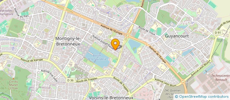 localisation de l'entreprise MONSIEUR PAUL LEMPRIERE  VOISINS-LE-BRETONNEUX