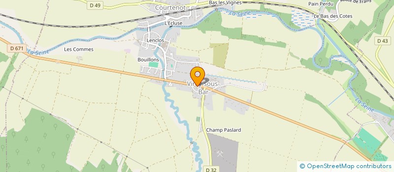 localisation de l'entreprise MONSIEUR PAUL LENFANT  VIREY-SOUS-BAR