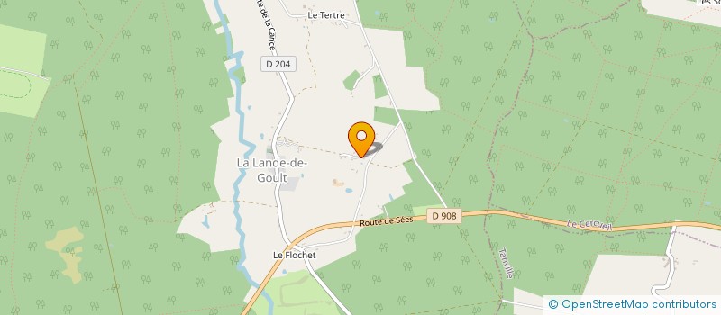 localisation de l'entreprise MONSIEUR PAUL LENOBLE à LA LANDE-DE-GOULT