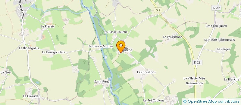 localisation de l'entreprise MONSIEUR PAUL LEON à EVRAN