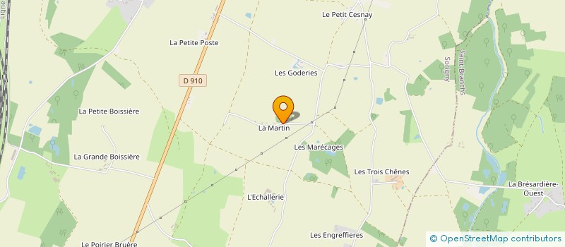 localisation de l'entreprise MONSIEUR PAUL LEON à SORIGNY