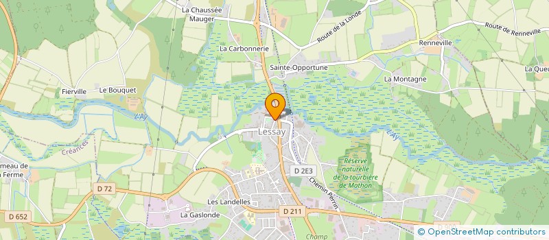 localisation de l'entreprise MONSIEUR PAUL LEONARD  LESSAY