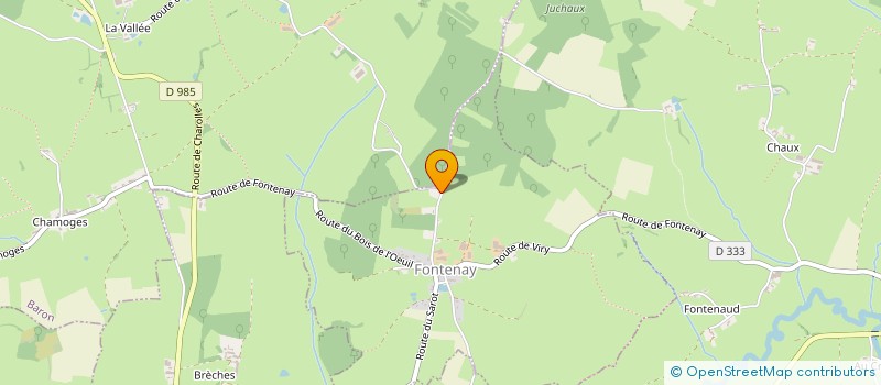 localisation de l'entreprise MONSIEUR PAUL LEQUIN  FONTENAY